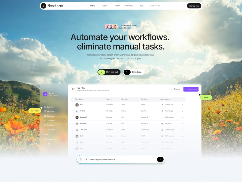 CRM Dashboard Preview